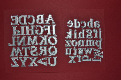 Set Groß- und Kleinbuchstaben (52 Stück) Blockschrift zushgd.